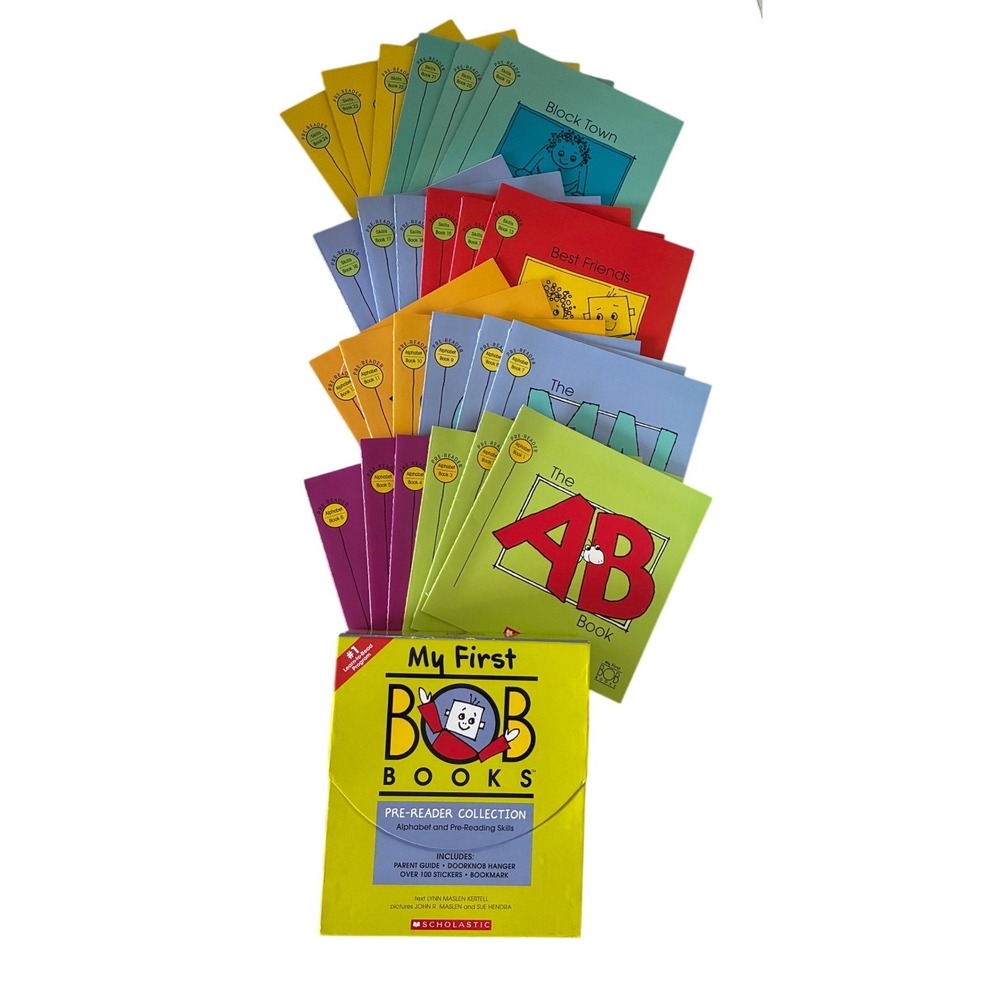 Bob Books My First Pre-Reader Collection Alphabet Learning Box Set Scholastic